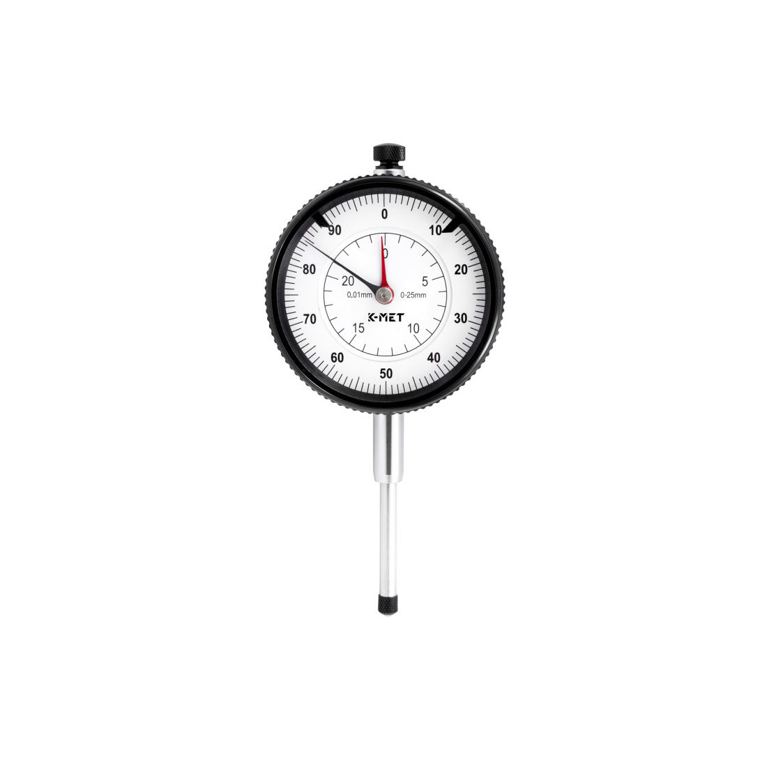 Számmérő KINEX 0-25 mm/60 mm/0,01 mm, ČSN EN ISO 463, ČSN 25 1811, ČSN 25 1816