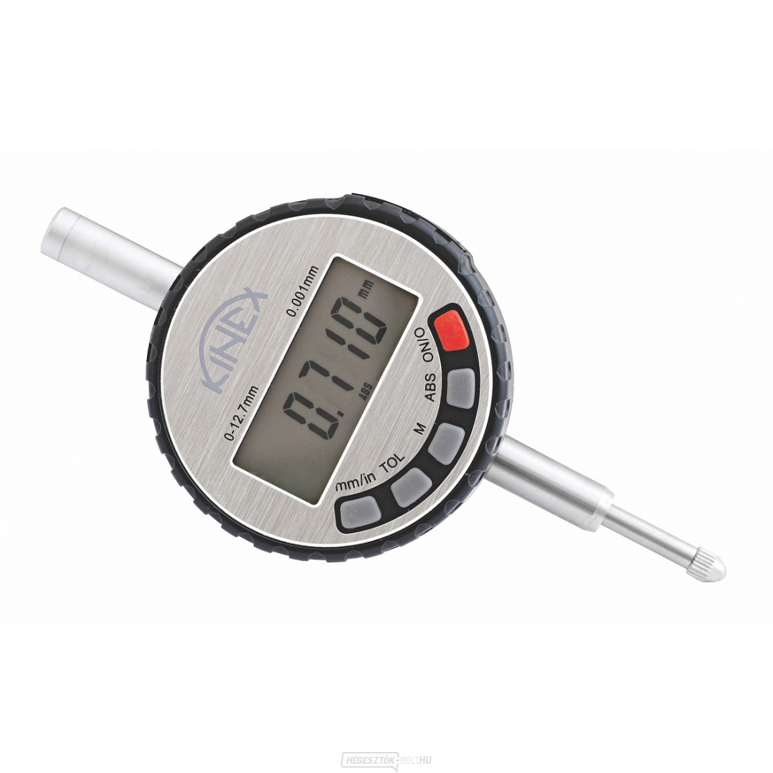 Digitális dőlésmérő számlap KINEX ABSOLUTE ZERO 0-12,7 mm/60 mm/0,001 mm, IP 54