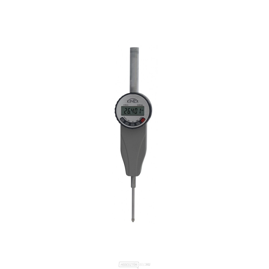 Digitális dőlésmérő számlap KINEX ABSOLUTE ZERO 0-50 mm/60 mm/0,001 mm, IP54