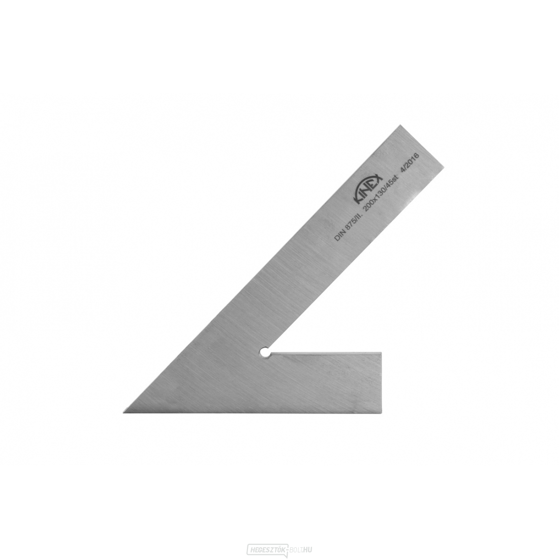 Szög lapos 45° KINEX, 20x5 mm/120x80 mm