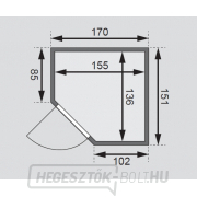 Finn szauna KARIBU FAURIN (6190) náhled