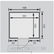 Finn szauna KARIBU SODIN (75698) náhled