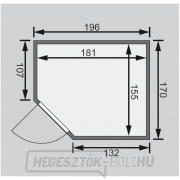 Finn szauna KARIBU SIIRIN (71376) náhled