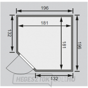 Finn szauna KARIBU JARIN (71360) náhled