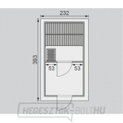 Finn szauna KARIBU TORGE (86196) előtérrel náhled
