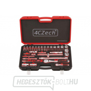 1/4 1/2 59 darabos szerszámkészlet 4-32mm 2 racsni 72 fogú (4CZ-146-59-120) gallery main image