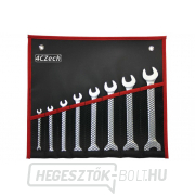 8 darabos DIN 3110-es kulcskészlet vinyl tokban (4x5 - 18x19mm) (4CZ-600-508) gallery main image