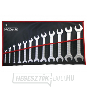 12 darabos DIN 3110-es kulcskészlet vinyl tokban (6x7 - 30x32mm) (4CZ-600-512) gallery main image