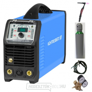 Hegesztő inverter MAKin 200 P HF AC/DC + kábelek + TIG pisztoly + szelep + teli ARGON 8L palack Hegesztő inverter MAKin 200 P HF AC/DC + kábelek + TIG pisztoly + szelep + teli ARGON 8L palack gallery main image