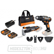 WX909 - Multifunkcionális szerszám WX678.A Akkus fúrógép WX166.A WX909 - Multifunkcionális szerszám WX678.A Akkus fúrógép WX166.A gallery main image