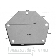 Szögletes mágnes 6 oldalú, teherbírás 33kg-ig Előnézet 