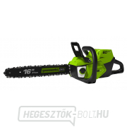 Greenworks GD60CS40 akkumulátoros 60 V-os láncfűrész indukciós motorral gallery main image