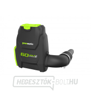 Greenworks GD60BPB Accu 60 V-os hátizsákos fúvóka indukciós motorral gallery main image