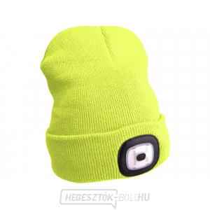 Fejlámpa fejlámpával 45lm, újratölthető, USB, fluoreszkáló sárga, univerzális méretű Fejlámpa fejlámpával 45lm, újratölthető, USB, fluoreszkáló sárga, univerzális méretű gallery main image