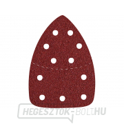 Csiszolópapírok delta, tépőzáras, 10 darabos csomag, 149x105mm, P80 Csiszolópapírok delta, tépőzáras, 10 darabos csomag, 149x105mm, P80 gallery main image