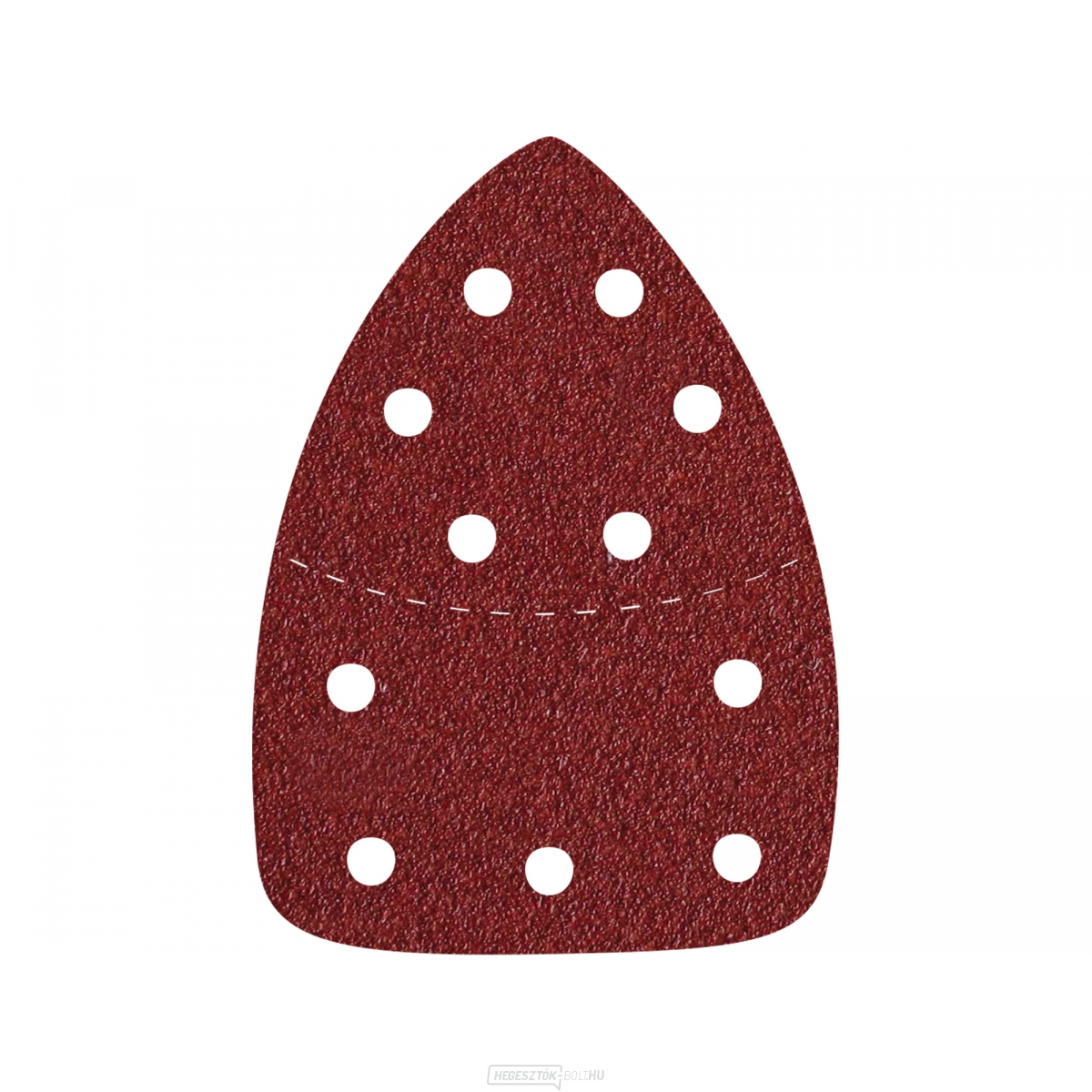 Csiszolópapírok delta, tépőzáras, 10 darabos csomag, 149x105mm, P100