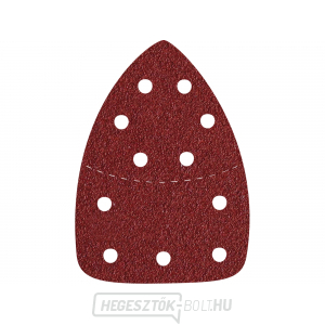 Csiszolópapírok delta, tépőzáras, 10 darabos csomag, 149x105mm, P180 Csiszolópapírok delta, tépőzáras, 10 darabos csomag, 149x105mm, P180 gallery main image