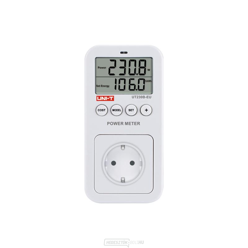 UNI-T UT230B-EU energiafogyasztás-mérő, Schuko