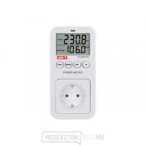 UNI-T UT230B-EU energiafogyasztás-mérő, Schuko gallery main image