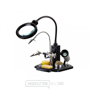 Harmadik kéz kerek asztali nagyító , LED (16x) 2.5x 4x 4x Harmadik kéz kerek asztali nagyító , LED (16x) 2.5x 4x 4x gallery main image