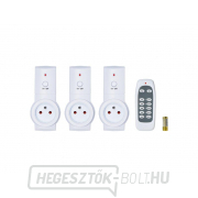 Távirányítós vezeték nélküli aljzat Geti set 3 1 (3680W/16A) Távirányítós vezeték nélküli aljzat Geti set 3 1 (3680W/16A) gallery main image