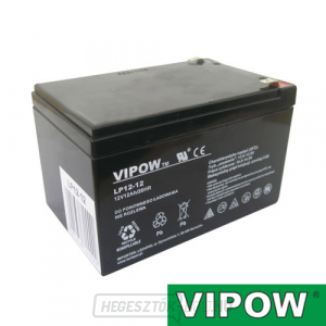 Ólomsavas akkumulátor 12V 12Ah VIPOW