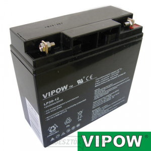 Ólomsavas akkumulátor 12V 20Ah VIPOW