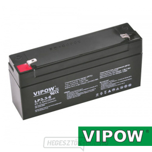Ólomsavas akkumulátor 6V 3,3Ah VIPOW