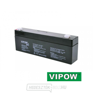 Ólomsavas akkumulátor 12V 2.2Ah VIPOW Ólomsavas akkumulátor 12V 2.2Ah VIPOW gallery main image