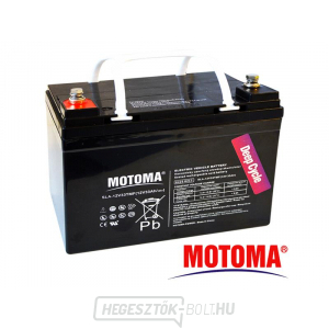 12V-os ólomakkumulátor 33Ah MOTOMA elektromos motorokhoz gallery main image