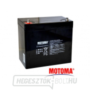 12V 55Ah MOTOMA ólomakkumulátor elektromos motorok számára gallery main image