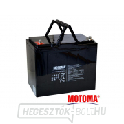 12V-os ólomakkumulátor 75Ah MOTOMA elektromos motorok számára gallery main image