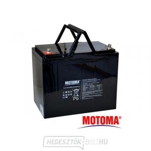 12V-os ólomakkumulátor 75Ah MOTOMA elektromos motorok számára gallery main image