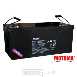 Ólomsavas akkumulátor 12V 200Ah MOTOMA szolárokhoz Ólomsavas akkumulátor 12V 200Ah MOTOMA szolárokhoz gallery main image