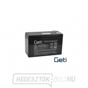 12V 7.0Ah Geti ólom-sav akkumulátor (csatlakozó 6,35 mm) gallery main image