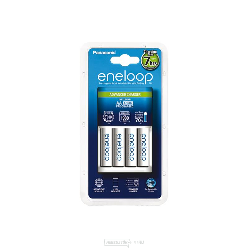 Töltő KJ17MCC40E 4xAA ENELOOP PANASONIC