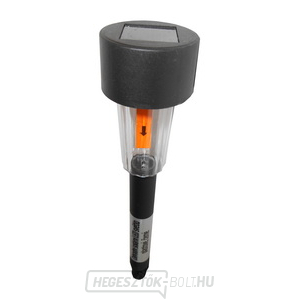 Napelemes LED kerti lámpa - műanyag, fekete Napelemes LED kerti lámpa - műanyag, fekete gallery main image