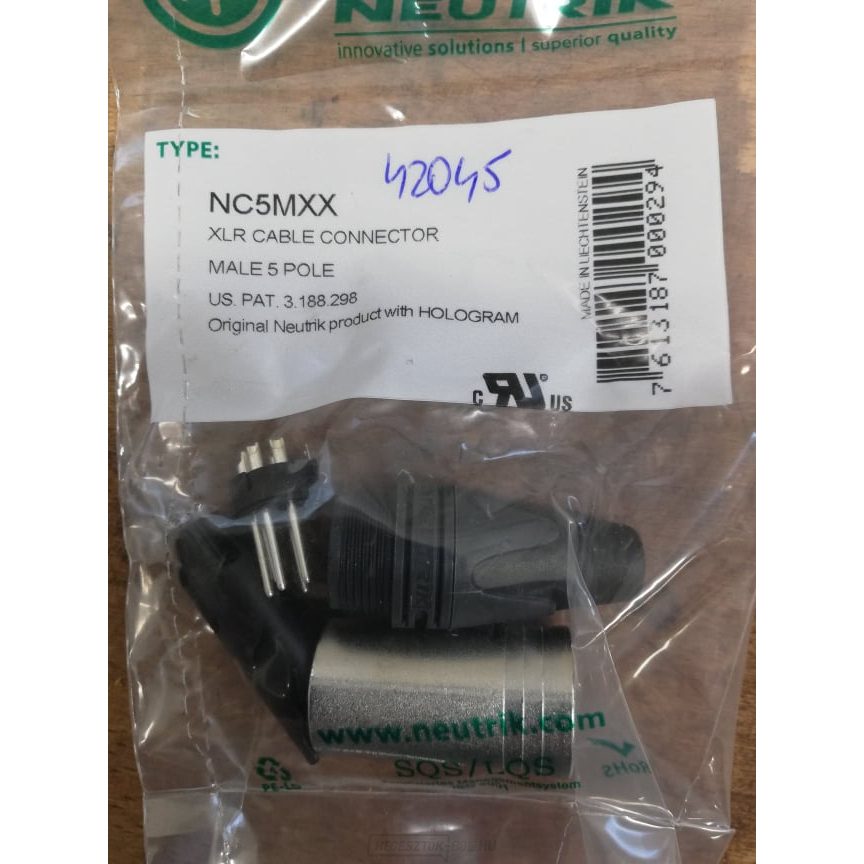 XLR csatlakozó 5 kerek villa RS hegesztőgépekhez KUHTREIBER KUHTREIBER XLR csatlakozó 5 kerek villa RS hegesztőgépekhez KUHTREIBER KUHTREIBER gallery main image