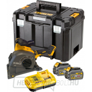 Akkus akkus falazófúró 54V DEWALT DCG200T2 Flexvolt 2x 6.0Ah, TSTAK gallery main image