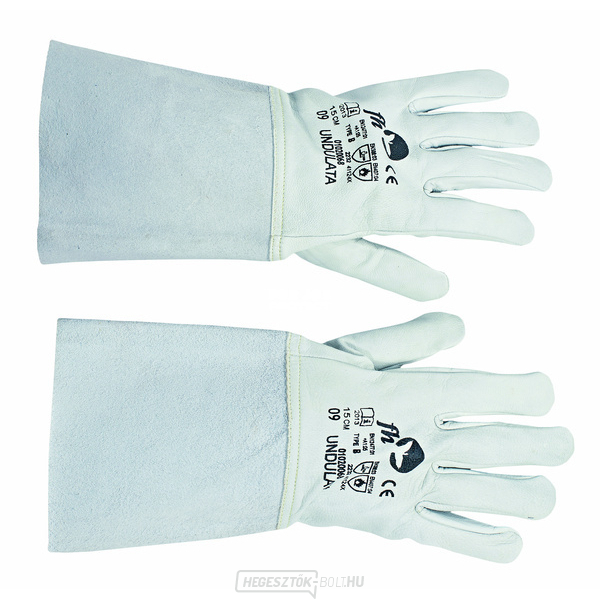 UNDULATA bőr hegesztőkesztyű kecskebőrből, kevlárszállal varrva, 9-es méret