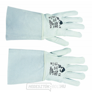 UNDULATA bőr hegesztőkesztyű kecskebőrből, kevlárszállal varrva, 9-es méret UNDULATA bőr hegesztőkesztyű kecskebőrből, kevlárszállal varrva, 9-es méret gallery main image