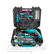 Fúrógép ütvefúróval és szerszámokkal, 650 W, 101 darabos készlet gallery main image