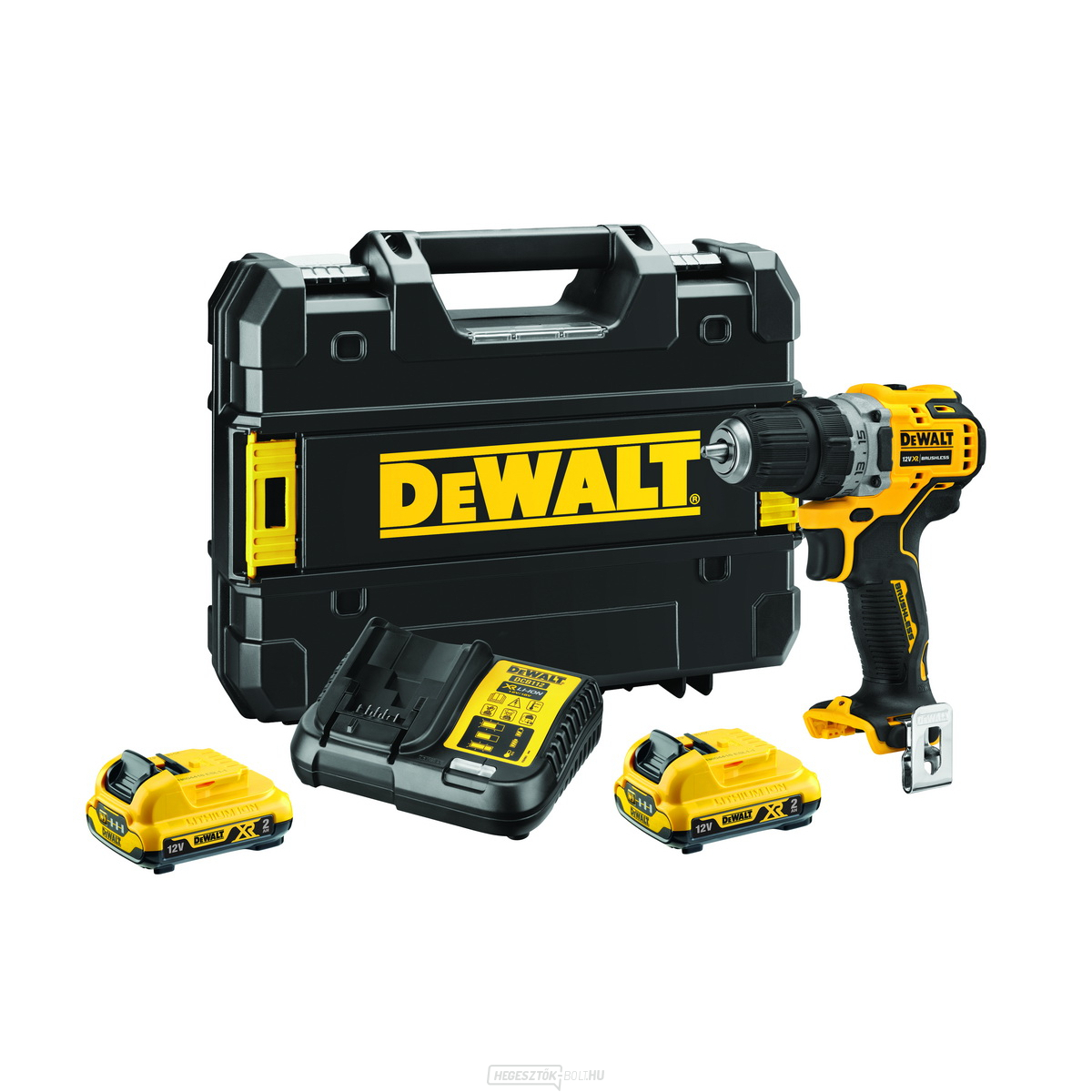 Akkus akkus fúrócsavarozó DeWalt 12V 2.0Ah DCD701D2