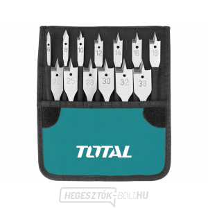 Lapos fafúrószárak, 13 darabos készlet, 6-38mm, ipari fúrószár Lapos fafúrószárak, 13 darabos készlet, 6-38mm, ipari fúrószár gallery main image