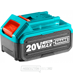 Újratölthető akkumulátor 20V, Li-ion, 4000mAh Újratölthető akkumulátor 20V, Li-ion, 4000mAh gallery main image