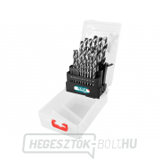 Fém fúrószár, 25 darabos készlet, 1-13mm/0,5mm, HSS ipari gallery main image