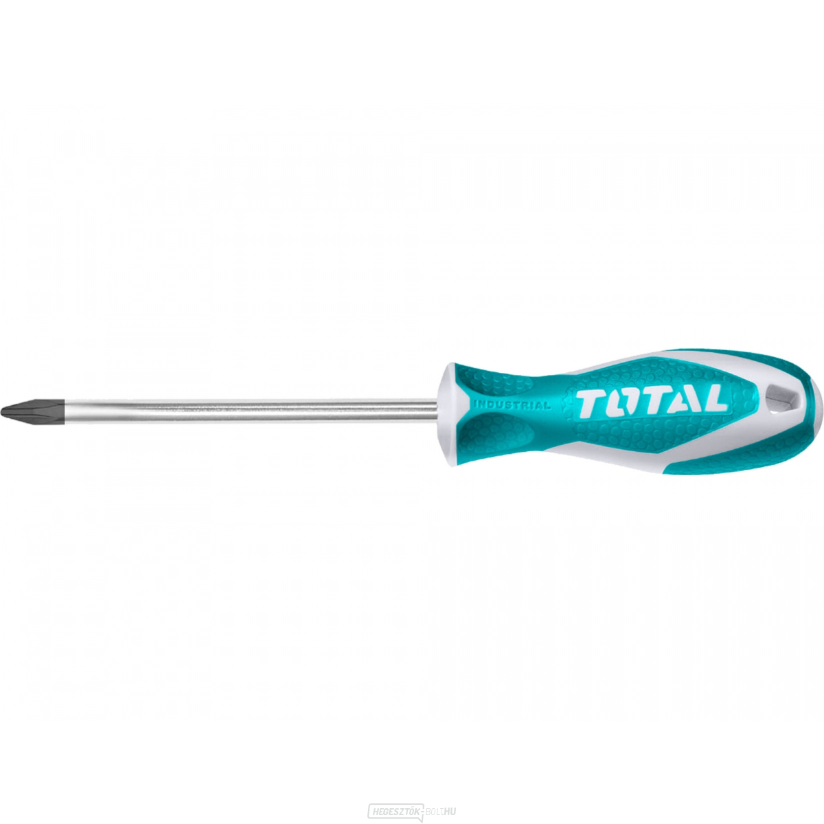 Phillips csavarhúzó, PH0 3x75mm, CrV, ipari, TOTAL gallery main image