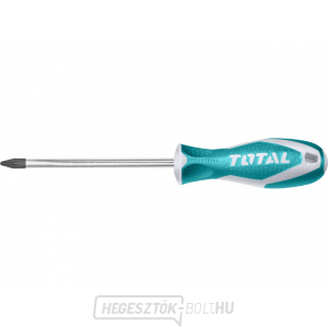Phillips csavarhúzó, PH1 5x75mm, CrV, ipari, TOTAL Phillips csavarhúzó, PH1 5x75mm, CrV, ipari, TOTAL gallery main image