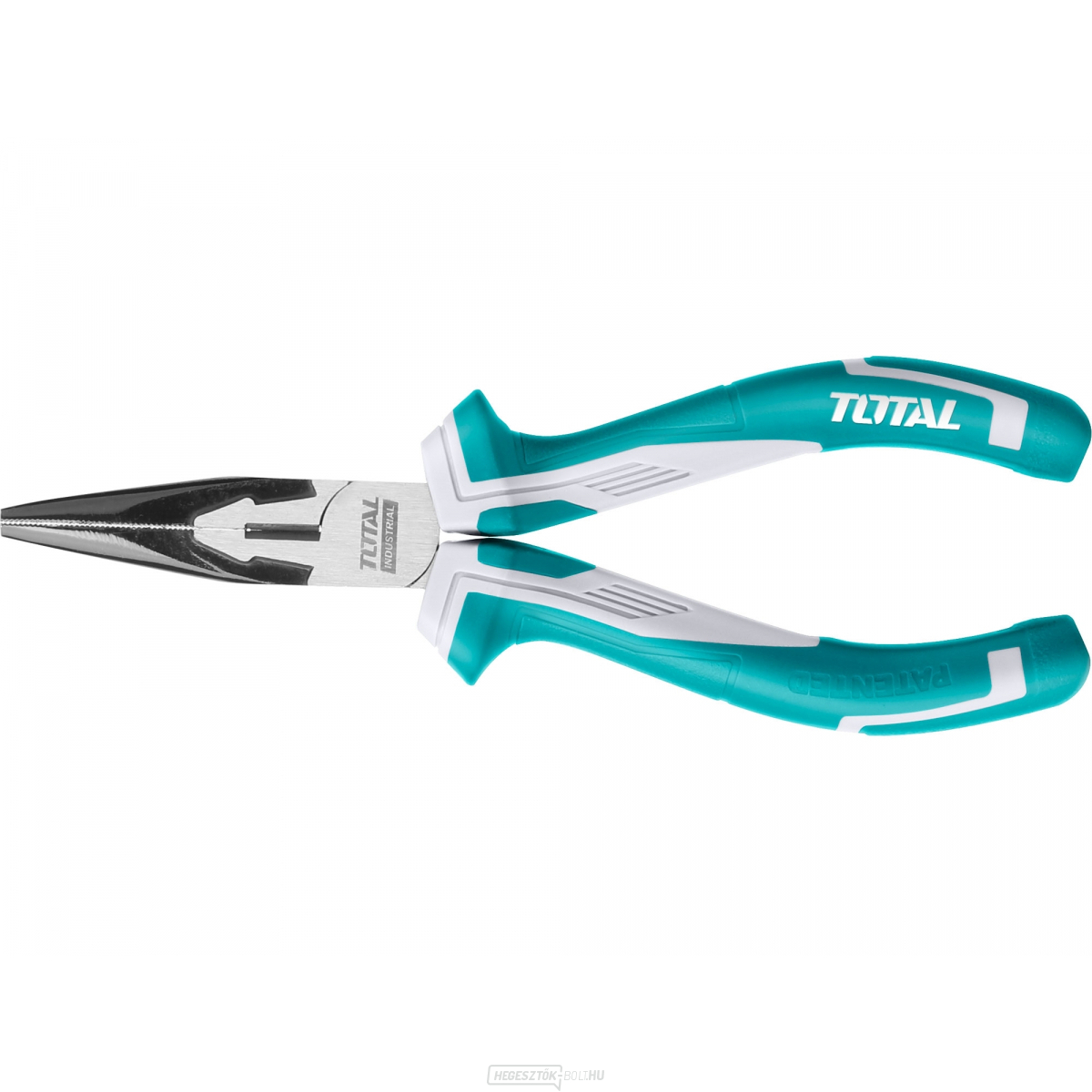 Félkörös fogó, 160mm, ipari