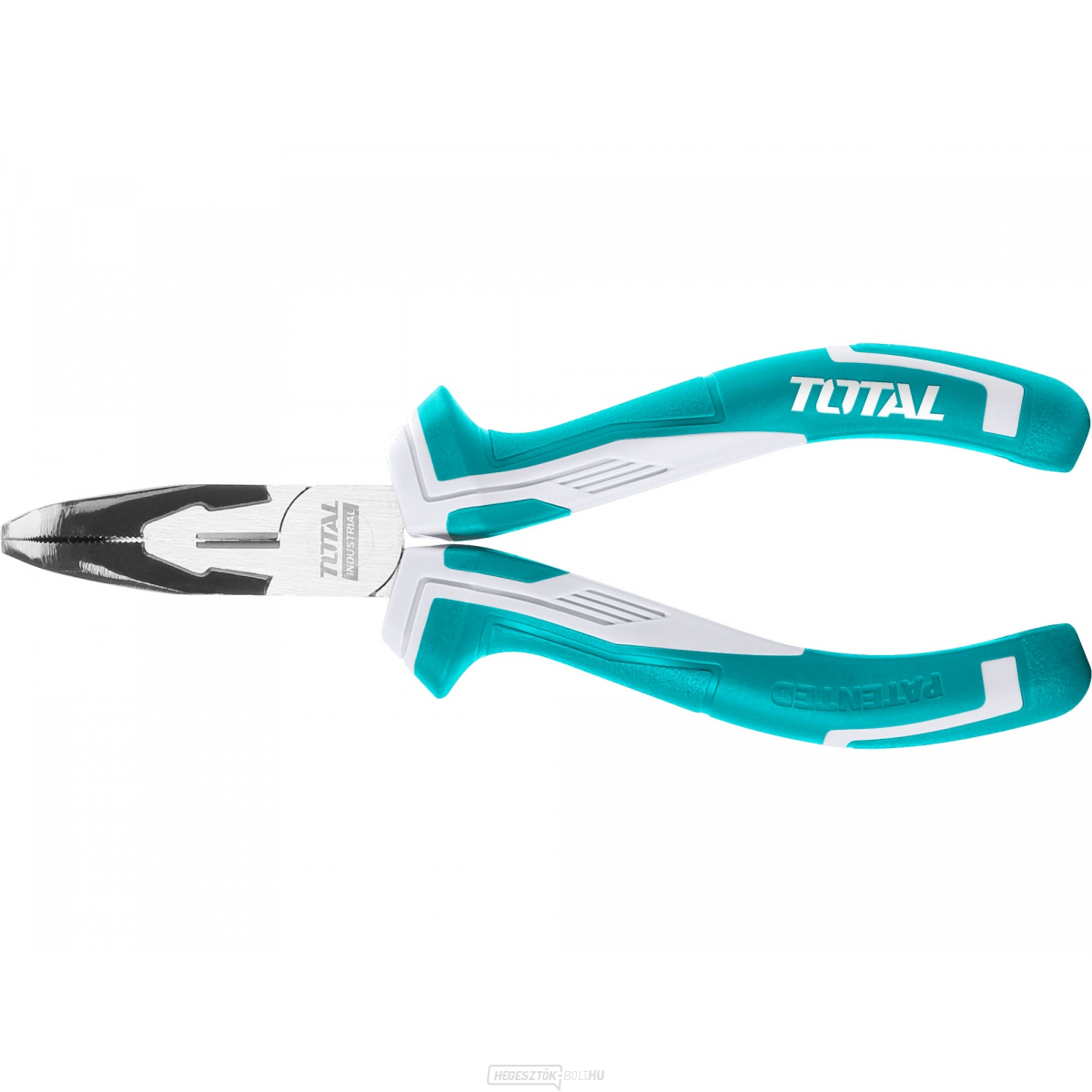 Félköríves hajlított fogó, 160mm, ipari